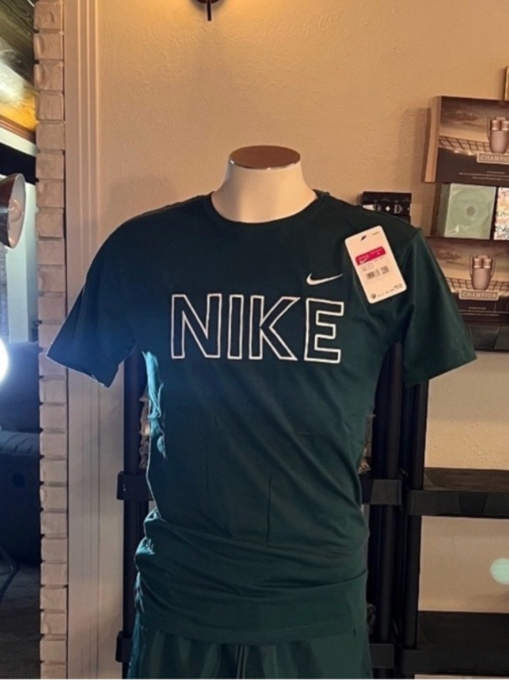 Nike Men's Green Athletic Tee